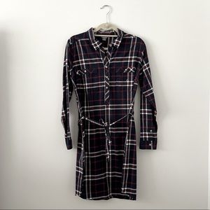 Eddie Bauer Flannel Shirt Dress